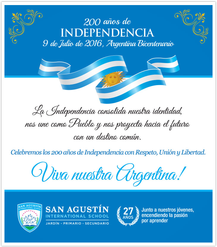 Bicentenario de Nuestra Independencia!